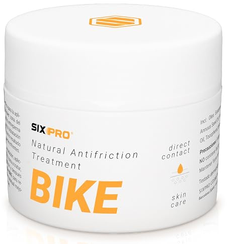 SIXPRO BIKE 3-in-1 Anti-Reibungs-Behandlung für den Radsport, natürliche Alternative zu Vaseline, Gleitmittel, Unisex, High-End.