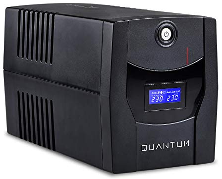 EPYC Quantum - USV für Computer, 2200 VA / 1320 Watt, 230v | UPS, Unterbrechungsfreie Stromversorgung für PC, Line Interactive, AVR, 5 Ausgängen (2X Schuko + 3X IEC), Función AVR