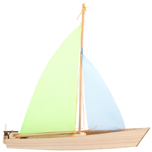 Toyvian Holz Segelboot Bausatz DIY Segelboot Modell Für Selbstmontage Spielzeug Hand Augen koordination Und Motorischen Fähigkeiten Einfacher Zusammenbau FüR Heimgebrauch Und Schulprojekte