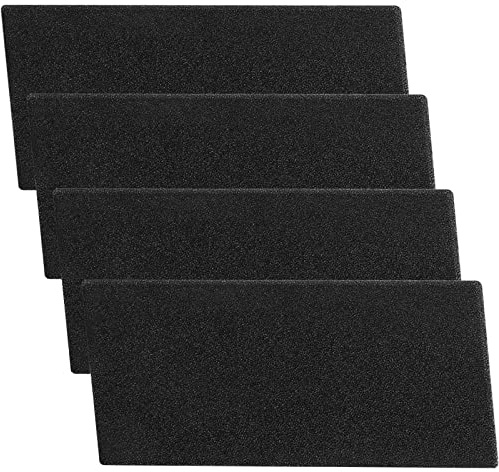Filter für Bauknecht Privileg Whirlpool HX 481010354757 Trockner Wärmepumpentrockner | 225 x 107 x 8 mm | Schwammfilter Filtermatte Kondenstrockner （4 Pack）