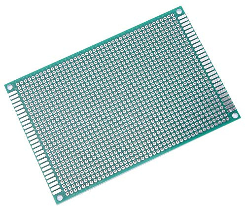 YWBL-WH Lochrasterplatten Doppelseitige PCB Verzinnte Leiterplatte 8 x 12 cm - 10 Stück