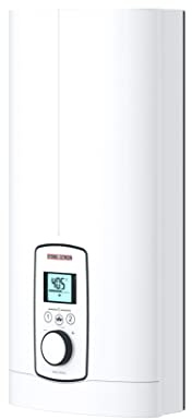 STIEBEL ELTRON Elektronischer Durchlauferhitzer DEL 18/21/24 Plus, gradgenaue Wunschtemperatur, LCD Display, ECO-Modus, 236739