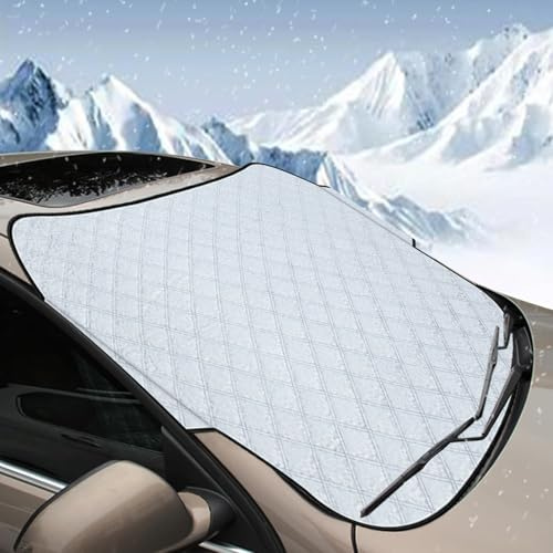 Auto Scheibenabdeckung Frontscheibenabdeckung Sonnenschutz | Winter Faltbar Frontscheibe Windschutzscheiben Abdeckung Gegen Strahlung, Sonne, Schnee, Staub, Wasserbeständig