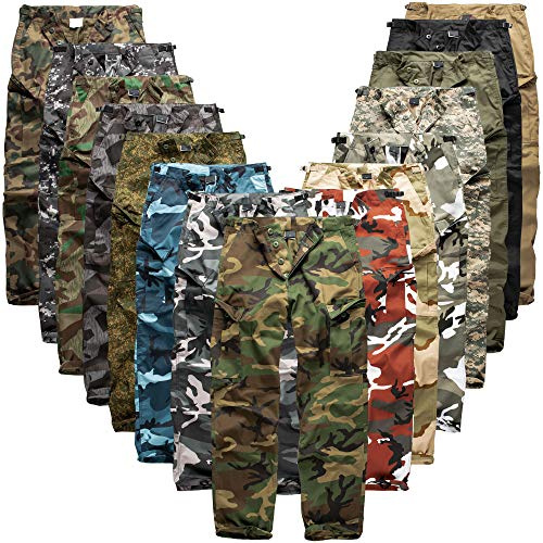 urbandreamz US BDU Rangerhose Freizeithose Tarnhose Camouflage Cargo Hose Army 17 Farben XS-7XL