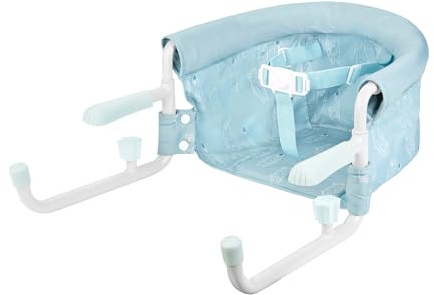 Badabulle Tischsitz - klappbarer Hochstuhl/ Babysitz für unterwegs, 3-Punkt-Gurt, bis zu 15kg