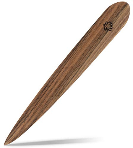 TILISMA - Brieföffner und Lesezeichen - Handgemachte 2 in 1 Schreibtischaccessoires aus Holz - Geschenkideen fürs Büro