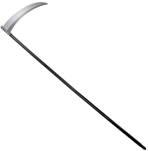 Spooktacular Creations 150cm Halloween Sense Scythe Sensenmann, Kostüm Horror Sichel Grim Reaper, Variable Länge Sebel Gothic, Zerlegbar, Party Cosplay