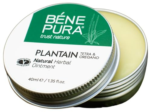 BenePura Wegerich Salbe, Natürliche Salbe gegen Juckreiz, Hautausschläge und Mückenstiche, 40 ml (1er Pack)