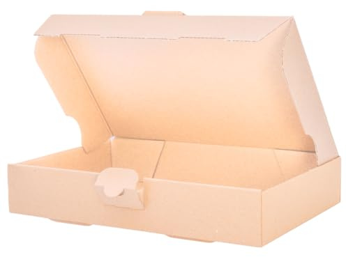 verpacking 100 Maxibriefkartons 240 x 160 x 45 mm Braun MB-3 [Größe und Farbe wählbar] Versandkartons Faltschachtel Faltkarton Maxibrief Postversand DHL-konform 1-wellig