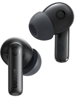 Baseus EP10 Pro In Ear Kopfhörer Bluetooth Noise Cancelling, Bluetooth Kopfhörer mit -50 dB Geräuschunterdrückung, Earbuds mit Hi-Res & LDAC, 6-Mic KI Klarer Anruf, IP55, 55H Spielzeit, Bluetooth 6.0