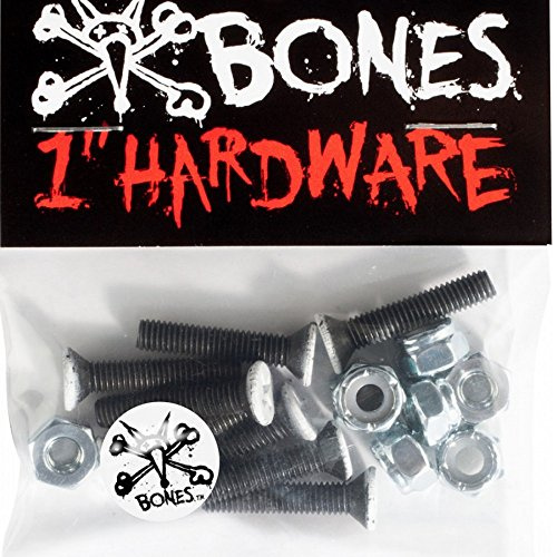 Bones Vato Hardware Phlillips Bolts x8 Black 1 Inch