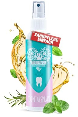TIERLIEBHABER Dentalspray für Hunde Zahnpflege – Mit Tierärzten entwickelt – Zahnpflege Hund 100% natürlich – Schonende Zahnreinigung Hund Zahnpflege – Gegen Zahnstein Hund Mundgeruch & Zahnbelag