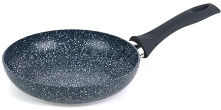 Russell Hobbs RH00840EU7 Antihaftbeschichtete Bratpfanne – 20 cm Kochtopf, Aluminium Induktionspfanne, Einfache Reinigung, Omelettpfanne mit Bakelitgriff, Kochen Sie mit weniger Öl, Nightfall Stone