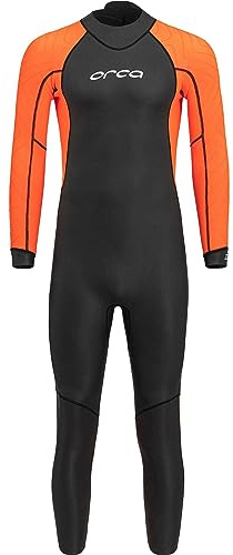 ORCA Vitalis Openwater Hi Vis Neoprenanzug Herren schwarz/orange
