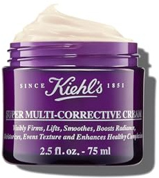 KIEHL'S Super Multi-Corrective Cream, 75 ml, Anti-Aging-Feuchtigkeitscreme, für revitalisierte, glatte, aufgepolsterte Haut, mit Proxylan und Adenosin