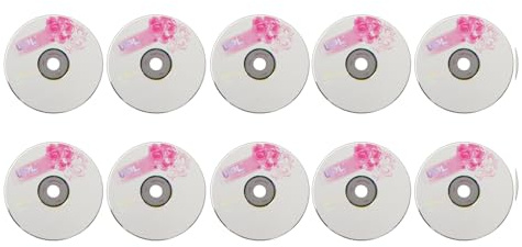 CCYLEZ CD-R Rohlinge, 52X 700 MB Beschreibbare CD-Rohlinge Zum Speichern Digitaler Bilder, Musikdaten, 10 Stück