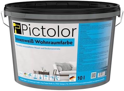 Malerversand Pictolor Innenweiß 10 Liter
