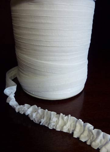 Gardinenband,Universalband 22 mm, weiß, 10,00 lfm