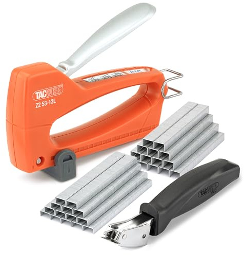 Tacwise 1776 Z2 53-13L Leichtes Handtacker mit 4000 Heftklammern und ECO Heftklammerentferner, verwendet Typ 13 und 53/4-8 mm Heftklammern