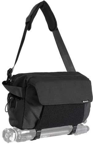 ULANZI 9L Kamera Tasche, DSLR/SLR Kamera Sling Bag mit Stativhalterung, Unisex, Leichte Wasserdichter Kamerarucksack, Fototasche mit Diebstahlschutz kompatibel für Kamera von Sony, Canon, Fujifilm