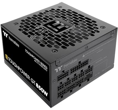 Thermaltake Toughpower GT 850W | ATX 3.1 | 80 Plus Gold | vollmodular | PCIe 5.1 12V-2x6 (12+4) | Smart Zero Fan sehr leise | Schwarz