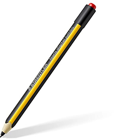 STAEDTLER Noris digital 180J 22 Jumbo Stylus – EMR, mit 5 Ersatzspitzen | 0,7 mm Spitze, 4.096 Druckstufen, Dreikant-Form – für EMR-Displays – Art.-Nr. 180J 22-1