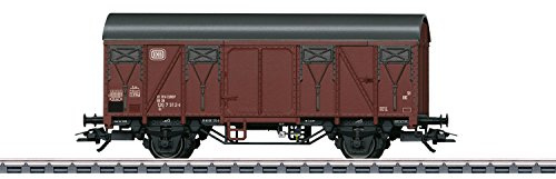 Märklin 44500 - Gedeckter Güterwagen Gs 210, DB, Spur H0, Rotbraun