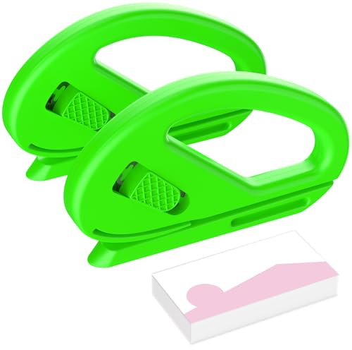 Geschenkpapier Schneider 2er-Pack mit 10 Ersatzklingen Wrapping Paper Cutter Gift Wrap Cutter für Geschenkpapier Weihnachten Geburtstag Bastelpapier (Grün)