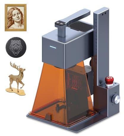 R1 PRO 20W Lasergravurmaschine, tragbarer kompakter Lasergravierer, hochpräzise Auflösung von 0,08 mm, Gravurgeschwindigkeit von 120.000 mm/min Geeignet zum Gravieren von Sperrholz