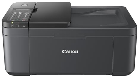 Canon PIXMA TR4755i Multifunktionsdrucker 4in1 (Tintenstrahl, Drucken, Kopieren, Scannen, Faxen, A4, WLAN, Apple AirPrint, 20 Blatt ADF, Duplexdruck, kompatibel mit Pixma Print Plan ABO) schwarz