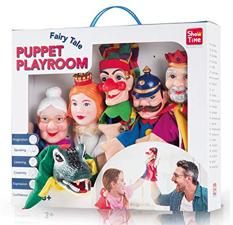 abgee 842 7330/6 EA Large 5 Handpuppen Zauberer von Oz, rot