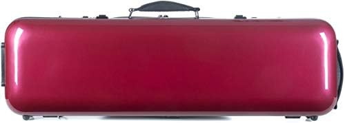 Geigenkoffer Glasfaser Safe Oblong 4/4 burgundy - shiny M-Case + Music bag