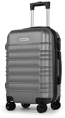 MoFut Handgepäck Koffer, 20 Zoll Hartschalenkoffer, Trolley, Leichter ABS-Rollkoffer, Reisekoffer mit 4 Rollen, 3-Stelliges Zahlenschloss (41L)
