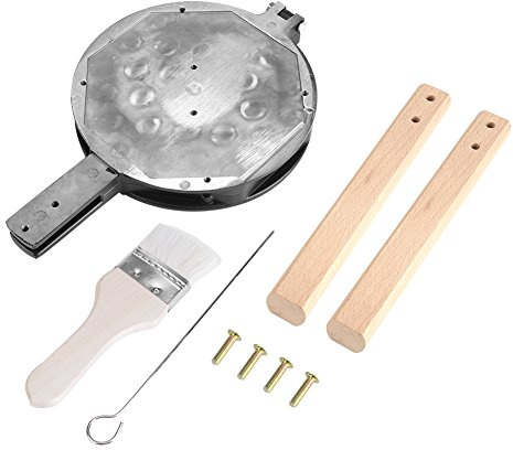 Bubble Waffle Maker aus Edelstahl - Waffeleisen für Bubble Waffel, Antihaft mit Fester