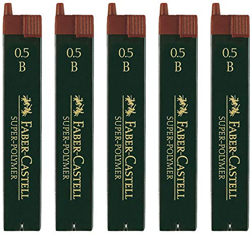 Faber-Castell SUPER-Polymer Feinminen (0.5 B, Menge 5)