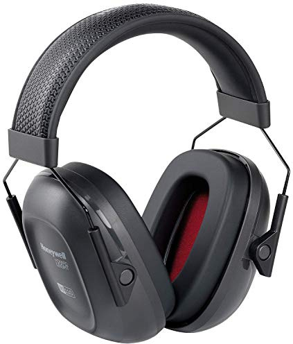 Howard Leight VS110 VeriShield Passiver Over-Head Kapselgehörschutz, Einheitsgröße, Leicht, Verstellbarer, Breite Kappenöffnung, Memory-Schaum Ohrpolster, SNR 27 dB, 1035145-VS (1 Stück)