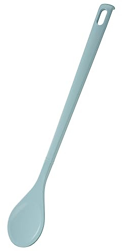 ZENKER Pâtisserie Kochlöffel rund Candy, Rührlöffel für beschichtete Töpfe und Pfannen (Farbe: Eisblau), Menge: 1 Stück, Blau