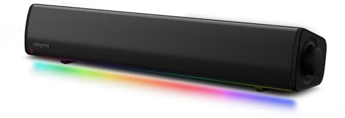 Sound Blaster GS3 Kompakte Gaming-Soundbar mit RGB- und SuperWide-Technologie, Stromversorgung über USB, Bluetooth 5.4, Kopfhörerausgang, für PC und Mac