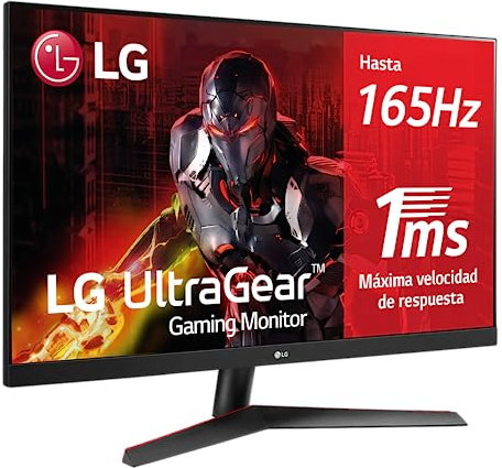LG 32GN600-B 80 cm (31,5 Zoll) Ultragear Gaming Monitor (QHD, VA-Panel mit 5ms (GtG), 165 Hz), schwarz