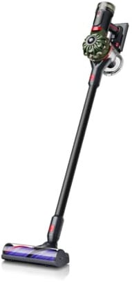 Dyson V8 Cyclone kabelloser Staubsauger, 150 AW, 60 Minuten Laufzeit, Motorbar-Bürste mit Anti-Verhedderungs-Technologie, Kombi-Zubehör