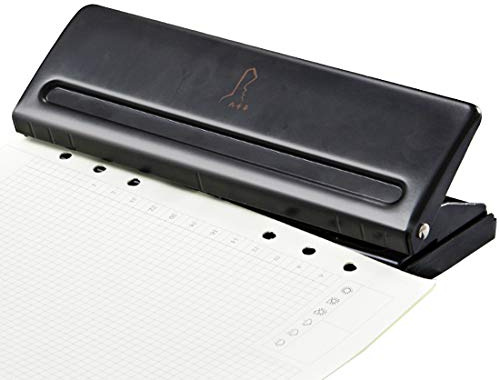6 Fach Locher Binder Puncher für Verstellbare Abstände für A5 Größe Sechs Ringbuch Planer - 5 mm Lochdurchmesser