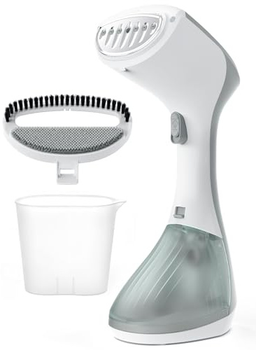 AROEVE Steamer Dampfglätter 1300W Handheld Dampfbügeleisen, 260ML Großer Tank, 2 Dampfmodi, kompakt & Tragbar für Zuhause, Büro, Reisen – Effizienter Faltenentferner