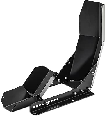 ConStands Easy Transport Fix - Motorrad Wippe Schwarz für Anhänger Vorderrad Transportständer Motocross Roller
