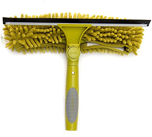 DOCAZOO DocaPole - Fensterabzieher/-wischer für die Fensterreinigung - Zubehör für Verlängerungs-/Teleskopstange - 3 Fensterabzieher - 1 Gelenk
