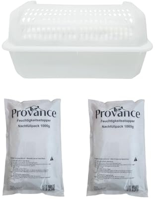 1-12 Boxen XL Luftentfeuchter Sets mit 2x1000g Granulat Raumentfeuchter (1x Box plus 2x 1000g Granulat)