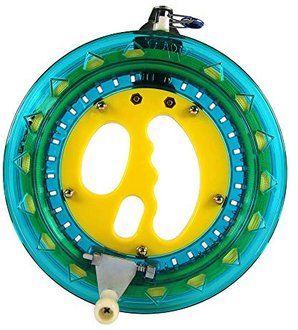 Mint's Colorful Life Drachenschnur Seilwinde für Drachen, 200m Schnüre und Stecker bereit. EIN gutes Flugspielzeug Geschenk für Ihre Kinder/Teenageralter (Blau)