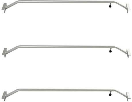 TRUTZHOLM 3X Alu-Bügel für Anhänger Flach-Planen verstellbar 1065-14580mm Planenstütze