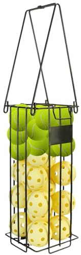Xijobido Tennisball Aufsammler Korb - Tennis-Korb | Tragbares Gerät Mit Großem Fassungsvermögen Und Ergonomischem Griff Für Volleyballplatz Baseball Softball Training