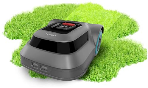 Cecotec Kabelloser Rasenmähroboter für 500m² Conga Grasshopper 500 Map Connected. Digitaler Brushless-Motor, App, Geordneter Schnitt, Maximale Steigung 45%, Schnittblattregler, Regensensor