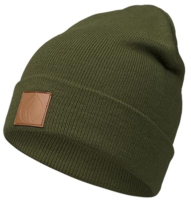 Occulto Leatherpatch Winter Mütze Beanie